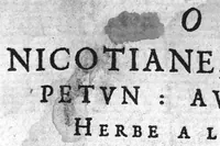An illustration from Traicté du tabac, ou nicotiane, panacee, petun : autrement herbe a la Reyne.... (1626)