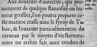 An illustration from Traicté du tabac, ou nicotiane, panacee, petun : autrement herbe a la Reyne.... (1626)