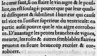 An illustration from Les problemes d'Alexandre Aphrodisé, excellent et ancien philosophe, pleins de matieres de medecine et de philosophie, traduits de grec en françois,... (1555)