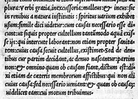 An illustration from Habentur hoc volumine haec Theodoro Gaza interprete: Aristotelis de natura animalium lib. IX (1505)