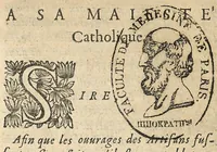 An illustration from L'examen des esprits pour les sciences où se monstrent les différences d'Esprits...augmenté de la derniere impression d'Espagne (1645)