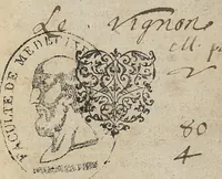An illustration from Discours et abrégé de la vertu et propriété des eauyx d'Encausse... (1611)