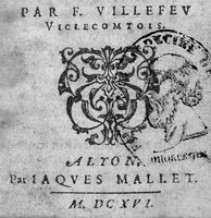 An illustration from Bref discours des fontaines minerales de Vic-le-Comte (1616)