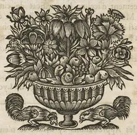 An illustration from Les Commentaires ou les oeuvre chirugicales d'Antoine Lambert...divisez en cinq parties dont les matieres sont marquées à la page suivante. Seconde edition. Reveus, corrigés & augmentés d'observations.... (1671)
