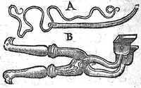 An illustration from Annotations...sur toute la chirurgie de M. Gui de Chauliac..suivie de Interprétation des langues...avec figures des instruments chirurgicaux..par Isaac Joubert (1632)
