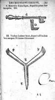 An illustration from Annotations...sur toute la chirurgie de M. Gui de Chauliac..suivie de Interprétation des langues...avec figures des instruments chirurgicaux..par Isaac Joubert (1632)
