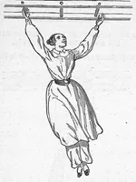 Picture 9 of 12 from Gymnastique des demoiselles à l'usage des Écoles normales, des lycées et collèges de jeunes filles, des pensions et des écoles. Ouvrage indispensable aux aspirantes aux brevets de capacité. Cinquième édition ornée de 140 figures et de 7 planches (1660), leaf 233