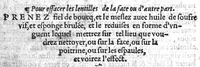 An illustration from Les secrets du S. Alexis Piemontois divisez en six livres. Ausquels avons adjoint autres secrets de nouveau adjoustez par iceluy, qu’aucuns ont appellé, le second volume : et les receptes de divers auteurs toutes bien experimentées, et approuvées. Lisez l’Advertissement : Page.3 (1559)