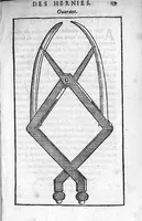 Picture 4 of 17 from Traité des Hernies contenant une ample declaration de toutes leurs especes, et autres excellentes parties de la Chirurgie,assavoir de la pierre, des cataractes des yeux, et autres maladies, desquelles comme la cure est perilleuse, aussi est elle de peu d’hommes bien exercée : Avec leurs causes, signes, accidens, anatomie des parties affectées, et leur entiere guarison : Par Pierre Franco de Turriers en Provence, demeurant à present à Orange (1561), leaf 190