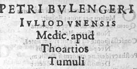 An illustration from Divi Hippocratis,... Aphorismorum paraphrasis poetica, authore Petro Bulengero (1587)