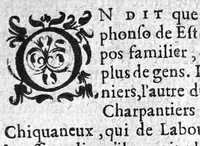 An illustration from La premiere et seconde partie des erreurs populaires, touchant la Medecine et le regime de santé. Par M. Laurent Joubert, Conseiller et Medecin ordinaire du Roy, et du Roy de Navarre, premier Docteur Regent, Chancelier et juge de l’université en Medecine de Montpellier. Avec plusieurs autres petits traictez, lesquels sont specifiez en la page suyvante, (1587)