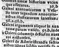 An illustration from Andreae Vesalii Bruxellensis, medici Caesarei, Epistola, rationem modumque propinandi radicis Chymae decocti, quo nuper inuictissimus Carolus V. imperator usus est, pertractans : et praeter alia quaedam, epistolae cuiusdam ad Iacobum Syluium sententiam recensens, veritatis ac potissimum humanae fabricae studiosis perutilem: quum qui hactenus in illa nimium Galeno creditum sit, facile commonstret. Accessit quoque locuples rerum et verborum in hac ipsa epistola memorabilium, index (1546)
