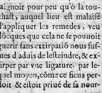 An illustration from Observations medicinales et chirurgicales, avec histoires, noms, pays, saisons & temoignages (1617)