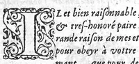 An illustration from Erreurs populaires et propos vulgaires, touchant la medecine et le regime de santé. Expliquez et refutez par M. Laur. Joubert, Conselher et Medecin ordinaire du Roy, et du Roy de Navarre, premier docteur regeant stipandié, Chancelher et juge de l’université an Medecine de Montpelier. Cette-cy est de toutte l’œuvre, la premiere partie, contenant cinq livres, avec l’indice des matieres, qui seront traitez ez autres. Reveuë corrigée et augmentée presque de la moitié, et dediée au tres-renommé seigneur de Pibrac Chancelher de la tres-illustre Royne de Navarre, [suivie de] : Seconde partie des erreurs populaires, et propos vulgaires, touchant la Medecine et le regime de santé, refutés ou expliqués par M. Laur. Joubert, Conseilher et Medecin ordinaire du Roy, et du Roy de Navarre, premier docteur regeant, Chancelier et Juge de l’Université an Medecine de Mompellier. Avec deus catalogues de plusieurs autres erreurs ou propos vulgaires, qui n’ont été mancionnés an la premiere et seconde edition de la premiere partie. Item deus autres petis traités, concernant les Erreurs populaires, avec deus Paradoxes du maime auteur ; Plus l’Apologie de son orthographie, divisee an quatre Dialogues, (1579)