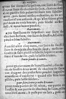 An illustration from Bastiment de receptes, traduit de l'italien en françois, augmenté d'une infinité de beaux secrets depuis peu mis en usage, avec un autre petit traité de recepte intitulé le plaisant jardin, (1645)