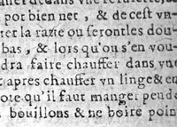 An illustration from Bastiment de receptes, traduit de l'italien en françois, augmenté d'une infinité de beaux secrets depuis peu mis en usage, avec un autre petit traité de recepte intitulé le plaisant jardin, (1645)