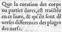 An illustration from Perioche des sept premiers livres de la Methode therapeuticque de Galien : Traduicte par Maistre Guillaume Cristian, Medecin, Docteur, lisant à Orleans. Agathos Listis. (1540)