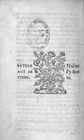An illustration from Perioche des sept premiers livres de la Methode therapeuticque de Galien : Traduicte par Maistre Guillaume Cristian, Medecin, Docteur, lisant à Orleans. Agathos Listis. (1540)
