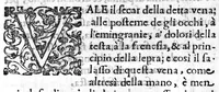An illustration from Prattica nuova, et utilissima di tutto quello, ch' al diligente barbiero s'appartiene... ove si discorre del cavar sangue, medicar, ferite, et balsamar corpi humani... (1671)