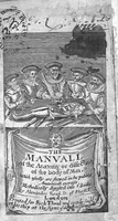 Picture 1 of 4 from The Manuall of the anatomy or dissection of the Body of man (1650), leaf 0