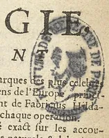 An illustration from Traité complet des operations de chirurgie : contenant leurs definitions, leurs causes expliquées sur la structure de la partie, les signes des maladies qui nous obligent de faire l'operation... (1698)