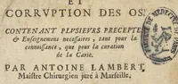 Picture 2 of 6 from Commentaire sur la carie, et corruption des os... (1656), leaf 4