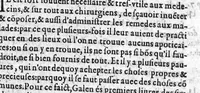 An illustration from La grande chirurgie de M. Gui de Chauliac, Medecin tres-fameux de l’Université de Montpellier, composée l’an de grace 1363. Restituee nouvellement a sa dignité, par M. Laurens Joubert, Medecin ordinaire du Roy, et du Roy de Navarre, premier Docteur regent stipendié, chancelier et Juge de ladicte Université. Voyez au prochain feuillet, ce que M. Joubert à faict (outre sa nouvelle traduction) et fourny du sien, en recognoissant cest’ œuvre (1592)