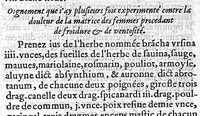 An illustration from Recueil de plusieurs secretz tres utiles, tant pour l’ornement que la santé corps humain, tirez des plus excellens auteurs, tant grecz que latins. Auquel avons adiousté un traicté des destillations... Nouvellement traduict d'Italien en François par S. E. S .X. (1561)