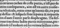 An illustration from Administrations anatomiques de Claude Galien. Traduictes fidelement de Grec en François, par M. Jaques Dalechamps, docteur en Medicine, et lecteur ordinaire de Chirurgie à Lyon. Corrigees en infinis passages avec extreme diligence du traducteur, (1572)