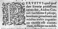 An illustration from Theophili Protospatarii de Corporis humani fabrica, Libri V, Iunio Paulo Crasso Patavino interprete. Ex Sorano de Vulva et pudendo muliebri, Ioan. Baptista Rasario interprete (1556)