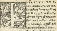 An illustration from Epistolae medicinales in quibus multa recentiorum errata, & antiquorum decreta referantur (1528)