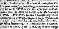 An illustration from Exercitatio philologico-medica. De incubatione in fanis deorum medicinae causa olim facta, quam deo auspice, praeside viro amplissimo clarissimoq[ue] Hermanno Conringio ... publico examini subjicit Henricus Meibomius... (1659)