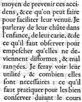 An illustration from Dissertation sur les dents (1679)
