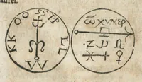 An illustration from Aureoli Philippi Theophrasti Paracelsi Bombast ab Hohenheim medici et philosophi celeberrimi, chemicorúmque principis, operum volumen secundum opera chimica et philosophica ... (1648)