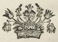 An illustration from La pharmacie theorique, nouvellement recueillie de divers autheurs, par N. Chesneau Marseillois, docteur en medecine. Utile non seulement aux apoticaires ; mais aussi aux medecins, & à tous ceux qui voudront sçavoir les fondemens, & les vrayes maximes de cét art. Seconde edition. Reveuë, corrigée & augmentée par l'autheur, d'un Traité des remedes chimiques. (1670)