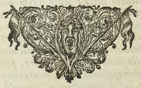 An illustration from Tractatus de medicina universali, sive auro potabili vero, hoc est, accurata descriptio veræ medicinæ universalis, ejusque admirabilis efficaciæ & virtutis, quas in vegetabilia, animalia & mineralia exercet. Cœco huic mundo, instar luminis claro splendore lucentis, obscuras sophisticationes cognoscendi, & à veritate dignosendi rationem ob oculos ponens, & omnes agros desertos consolandi, & extremo auxilio adjuvendi gratiâ, descripta à Johan. Rudolph. Glaubero. (1658)