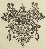 An illustration from Chemia rationalis rationibus philosophicis, observationibus medicis, debitis dosibus, &c. illustrata, cum indice capitum, medicamentorum, eorumque dosium. Accedit Praxis chymiatrica rationalis, demonstrans qua in re singularum partium consistat operatio, per quam causam tollatur, & per quænam remedia (utpote chymicalia vegetabilibus justa methodo mixta) possit restitui. Cum triplici indice. uno capitum, altero remediorum, tertio simplicium, ad calcem adjecto. Auctore P. T., Med. Doct. (1687)