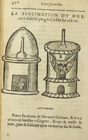 An illustration from Les elemens de chymie, de maistre Jean Beguin. Reveus, expliquez, & augmentez, par Jean Lucas de Roy, medecin boleducois. Quatriesme edition. (1637)