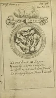 An illustration from Prosperitatis Germaniæ pars tertia, in quâ salpetræ ex variis ubiq; obviis subjectis facillimè atque copiosè extrahendi modus traditur ; ejusvè utilitates summæ declarantur cum explicatione succinctâ prophetiæ Paracelsi, quo pacto scilicer Leo septentrionalis monarchiam politicam instituturus ; ipse Paracelsus in sepulchto suo haud mansurus ; ingensque thesauri vis fe fit exhibitura. Qualis item ille Elias artista, quem Paracelsus aliique ultimis diebus venturum, plurimaque arcana patefacturum prædixerunt. In patriæ, totiusque humani generis, commodum, candelae ardentis instar, candelabro imposita, & germanico idiomate in lucem edita à Johanne Rudolpho Glaubero. Iàm primo latinitate donata. (1659)
