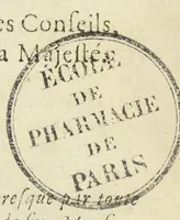 An illustration from Dictionnaire pharmaceutique ou plustost apparat medico-pharmacochymique. Ouvrage curieux pour toutes sortes de personnes, utiles aux Medecins, apoticaires & chirurgiens, & tres-necessaire pour l'avancement & l'instruction des jeunes gens qui s'adonnent à la profession de la pharmacie, & particulierement de ceux qui ne possedent pas pleinement la langue latine. Dans lequel est contenu en françois, par demande & par réponse, sur chaque diction latine rangée par alphabet, tout ce qui concerne cette profession si necessaire au public. Tiré & recueilly des meilleurs autheurs, tant anciens que modernes qui en ont écrit. Par Mr de Meuve docteur de medecine, conseiller & medecine ordinaire du Roy. (1677)