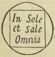 An illustration from Johannis Rudolphi Glauberi arca thesauris opulentia, sive Appendix generalis omnium librorum hactenus editorum, quæ non solùm cuncta tam in philosophicis & medicis, quàm chymicis scriptis loca obscura illustrat, & intellectu difficilia explicat, sed etiam quæ deficiunt, adeò abunde supplet, ut docti & indocti, summi, & imi, quin etiam vilissimi opifices & agricolæ satis superque queant comprehendere, in omnibus suis scriptis Glauberum puram putam veritatem scripsisse, & hactenus tamdiu in tenebris jacentem alchymiæ artem nobilissimam, iterum in lucem produxisse, & in commune generis humani bonum detexisse. In æterni, incomprehensibilis, omnipotentis, & justi Dei, omnis boni patris & originis honorem, sacræ & oppressæ veritatis auxilium, ac defensionem, totiusque generis humani emolumentum, opus ab ipso authore, divino auxilio, & non sine sudore, sumptu, & labore conscriptum, & in decem centurias distributum (1660)