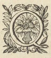 An illustration from L'abregé des secrets chymiques ou l'on void la nature des animaux vegetaux & mineraux entierement découverte : avec les vertus et proprietez des principes qui composent & conservent leur estre; & un traitté de la medecine generale. Par M. Pierre Jean Fabre, docteur en la faculté de medecine de l'université de Montpellier. (1636)