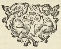 An illustration from Le Secret des eaux minerales acides, nouvellement découvert par une méthode admirable & facile, qui fait voir quels sont les mineraux qui se meslent avec les eaux de Provins, de Spa, de Forges, de Pougues, de Chasteauthierry, d'Auteuil, de Passy, d'Ancosse, de Sainte Reine; & qui montre que l'opinion commune touchant l'acidité des eaux minerales, ne peut subsister. Avec les lettres de monsieur de Sartes Docteur en la Faculté de medecine de Paris, & de monsieur Cattier Docteur en l'Université de medecine de Montpellier, Conseiller & medecin ordinaire du Roy, qui combattent l'opinion de l'autheur, ausquelles il rêpond. Par P. Le Givre, medecin (1667)