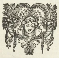 An illustration from Dispensatorium medicum, continens Institutionum pharmaceuticarum lib. V. De materia medica lib. III. Pharmacopoeam itidem sive Antidotarium varium & absolutissimum, auctore Joan. Renodæo Medic. Paris. Regio. Opus hac tertia editione ab auctore infinitis locis emendatum & immutatum, tertia plusquam parte auctum, ac suis indicibus necessariis instructum. Cui accessit Nicolai Epiphanii med. nobiliss. Pharmacon. Empirica. (1623)