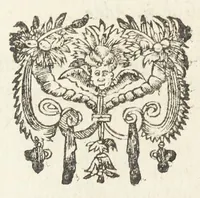 An illustration from Dispensatorium medicum, continens Institutionum pharmaceuticarum lib. V. De materia medica lib. III. Pharmacopoeam itidem sive Antidotarium varium & absolutissimum, auctore Joan. Renodæo Medic. Paris. Regio. Opus hac tertia editione ab auctore infinitis locis emendatum & immutatum, tertia plusquam parte auctum, ac suis indicibus necessariis instructum. Cui accessit Nicolai Epiphanii med. nobiliss. Pharmacon. Empirica. (1623)