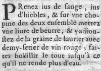 An illustration from Nouveaux secrets rares et curieux. Donnez charitablement au public par une personne de condition. Contenant divers remèdes eprouvez, utils & profitables pour toutes sortes de maladies. Seconde édition. Augmentée de remèdes très souverains pour se penser de la maladie contagieuse, & se préserver d icelle. Avec divers secrets pour la conservation de la beauté des dames, & une nouvelle manière pour faire toutes sortes de confitures, tant seiches que liquides. (1669)