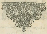 An illustration from Les edicts et ordonnances des roys de France depuis s. Loys iusques a present : avec les verifications, modifications, et declarations sur icelles : divisees en quatre tomes, par Antoine Fontanon, advocat en la Cour de Parlement de Paris : et par luy augmentées de plusieurs belles ordonnances, anciennes & nouvelles, reduictes en leur vray ordre selon la nature des matieres. (1580)