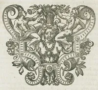 An illustration from Les oeuvres pharmaceutiques du Sr Jean de Renou, conseiller & medecin du roy à Paris : augmentées d'un tiers en cette seconde edition par l'auteur : puis traduittes, embellies de plusieurs figures necessaires à la cognoissance de la medecine & pharmacie, & mises en lumière par M. Louys de Serres dauphinois, docteur en medecine, & aggregé à Lyon. [Suivi de :] Boutique pharmaceutique, ou Antidotaire, distingué en deux parties : la premiere desquelles traicte des medicamens interieurs, & la seconde des exterieurs. Avec une fort briefve, & tres-utile introduction pour tous ceux qui desireront avoir une particuliere entrée en la cognoissance de la pharmacie. Le tout premierement composé en latin, & mis en lumiere par le sieur Jean de Renou, conseiller & medecin du Roy, à Paris. Puis traduit en françois, illustré & augmenté d'un tiers en ceste seconde edition par Mr. Louys de Serres Dauphinois, D. en medecine, & aggregé à Lyon. (1637)