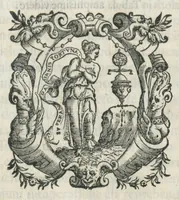 An illustration from Luminare maius lumen apothecariorum, & aromatariorum thesaurus Omnibus cum mecidis, tum aromatariis pernecessaria Opera In quibus multa clarissimorum medicorum pharmaca, Nicolai Mutoni Medici Mediolanensis, olim opera, & nunc aliorum plurium diligentissimorum medicorum addita : & quæ prius extabant ab innumerabilibus erratis purgata reperies. Indices duo insunt : alter ad minima quæque simplicium nomina reperienda anta operis initium : alter in fine libri, quid in unaquaqu[ue] sectione contineatur, amplissime declarans. (1561)