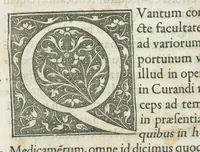 An illustration from Claudii Gaieni Pergameni De simplicium medicamentorum facultatibus libri vndecim. Theodorico Gerardo Gaudano interprete. Qui emendatiores exeunt, locis compluribus restitutis ex vetustissimorum exemplarium collatione (1545)